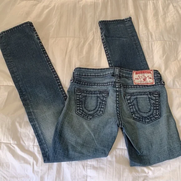 Y2K True Religion Straight Cut Jeans - Picture 2 of 15